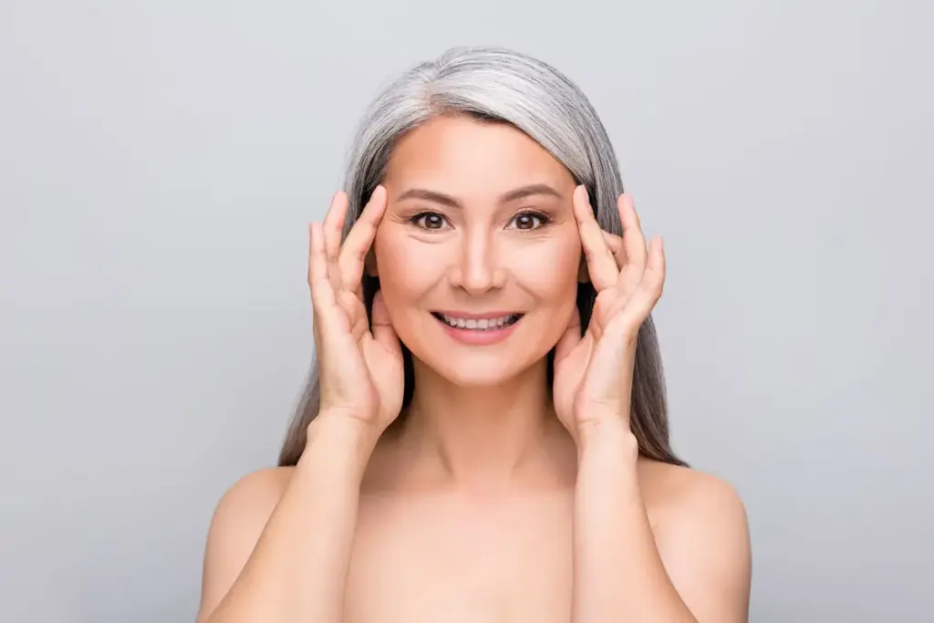 A woman receives a Microneedling Treatment at Brandish Clinic Facial and Skin Rejuvenation in La Jolla, California.